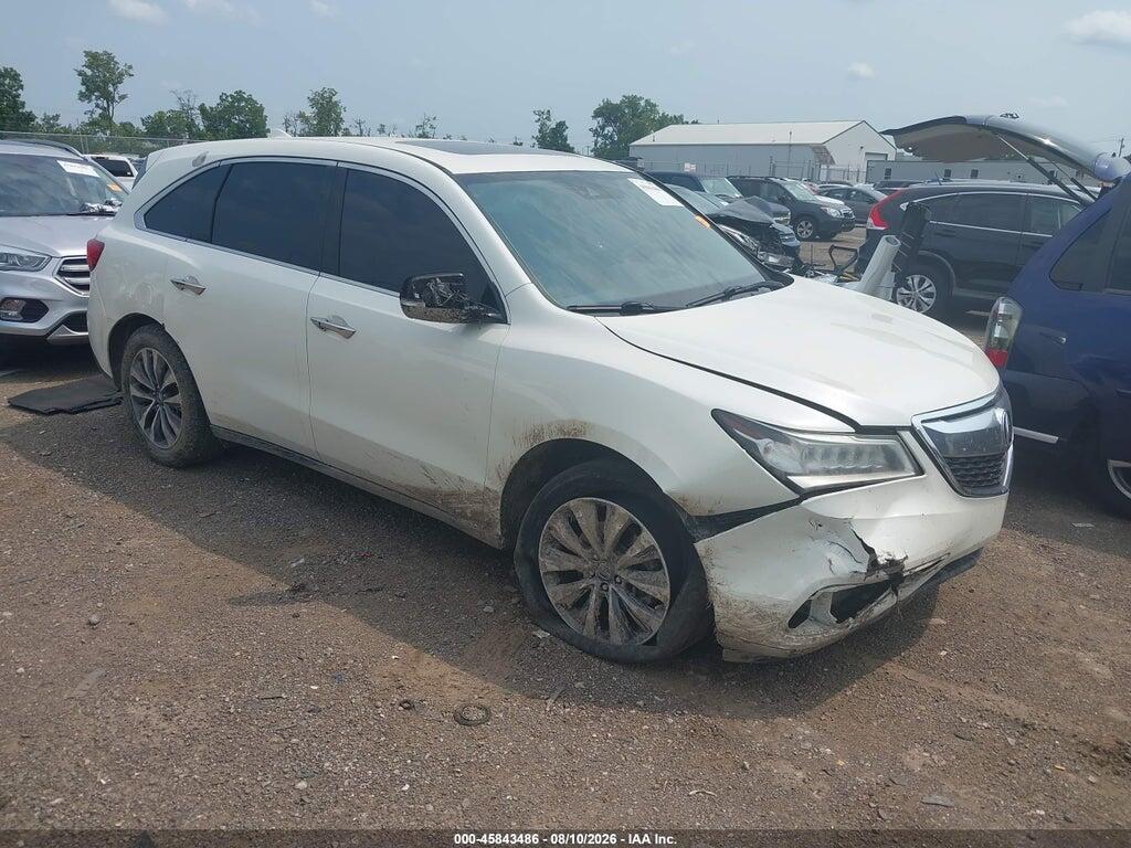 5FRYD4H48GB022229 2016 ACURA MDX photo no. 1