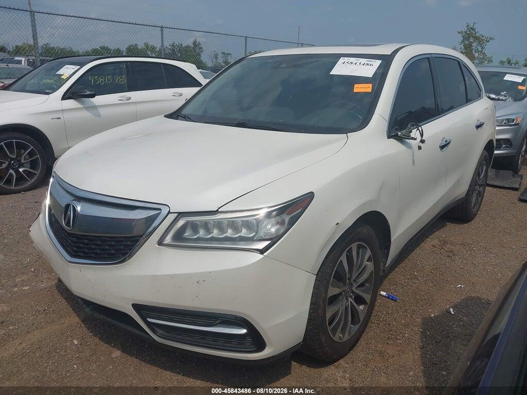 5FRYD4H48GB022229 2016 ACURA MDX photo no. 2