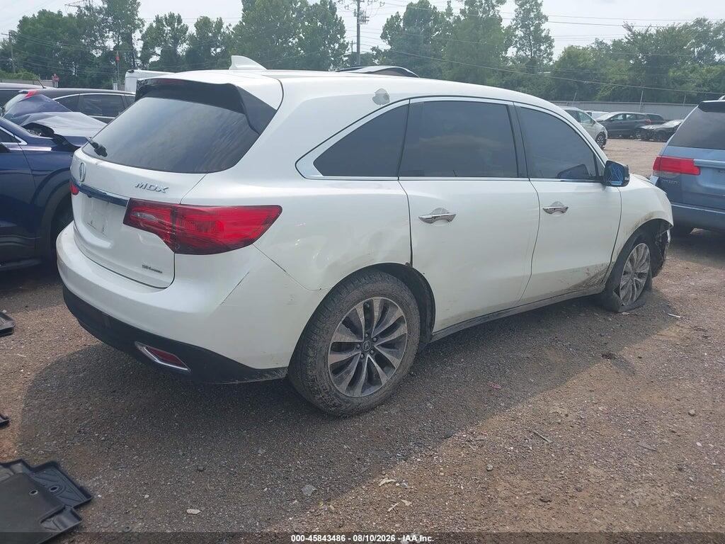 5FRYD4H48GB022229 2016 ACURA MDX photo no. 4
