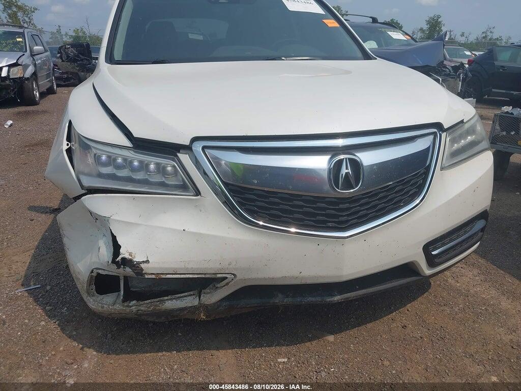 5FRYD4H48GB022229 2016 ACURA MDX photo no. 6