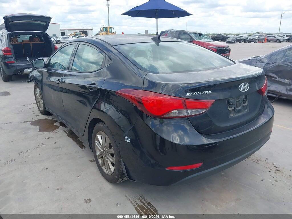 5NPDH4AE4GH657165 2016 HYUNDAI ELANTRA photo no. 3
