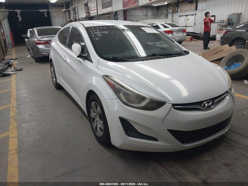 5NPDH4AE9GH715156 2016 HYUNDAI ELANTRA photo no. 1