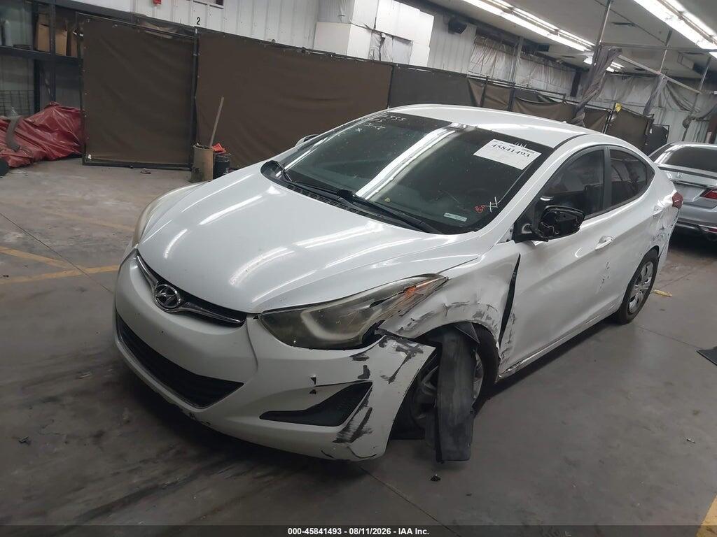 5NPDH4AE9GH715156 2016 HYUNDAI ELANTRA photo no. 2
