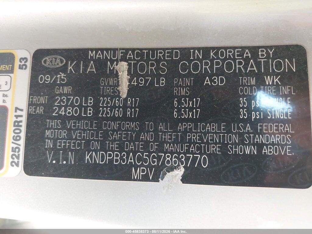KNDPB3AC5G7863770 2016 KIA SPORTAGE photo no. 9