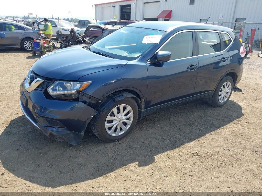 KNMAT2MV4GP632174 2016 NISSAN ROGUE photo no. 2
