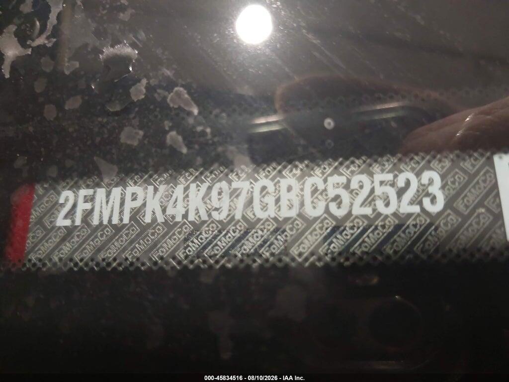 2FMPK4K97GBC52523 2016 FORD EDGE photo no. 9