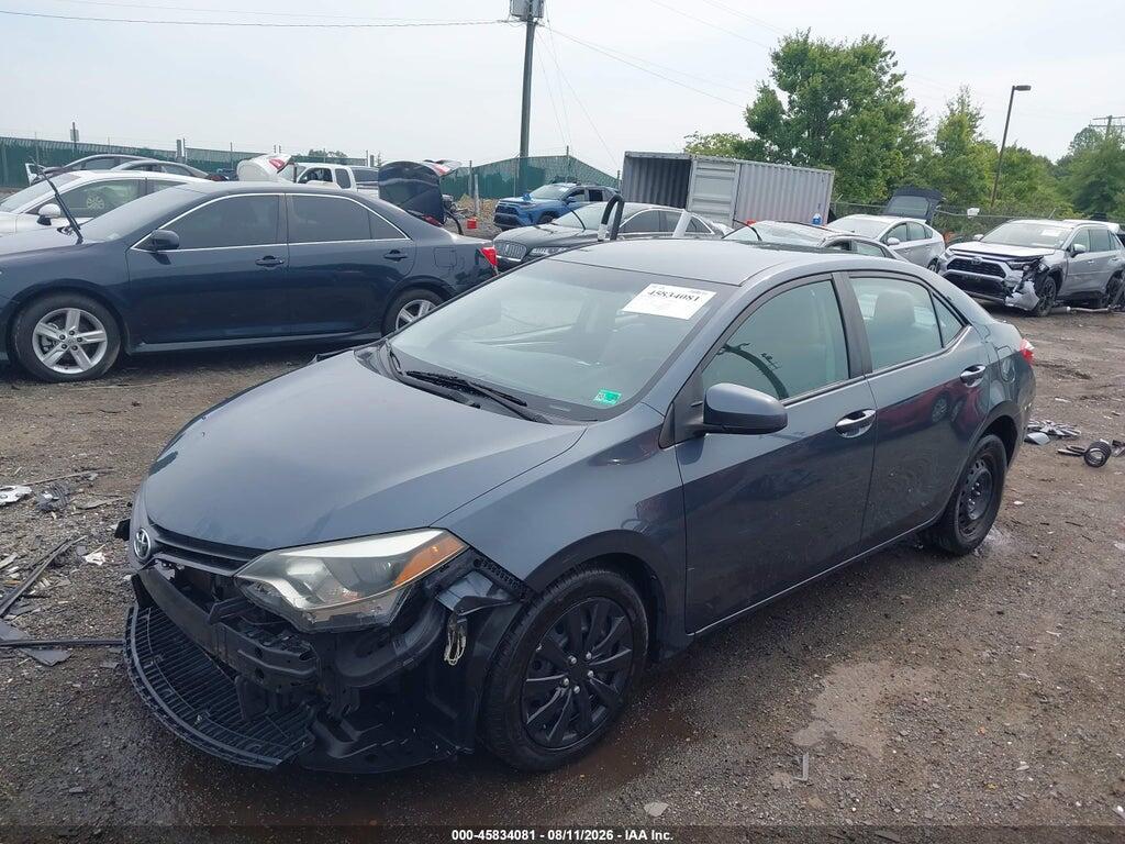 2T1BURHE5GC682813 2016 TOYOTA COROLLA photo no. 2