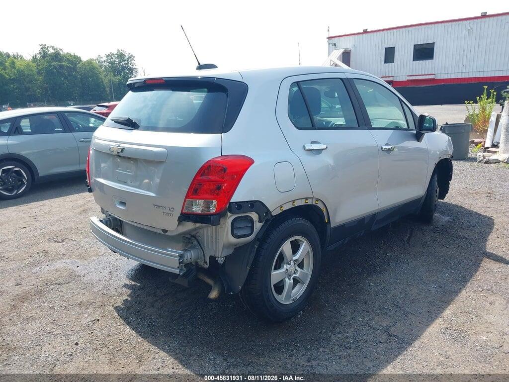 KL7CJNSB2GB742191 2016 CHEVROLET TRAX photo no. 4