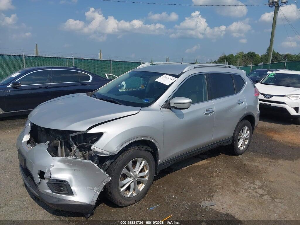 KNMAT2MV5GP601080 2016 NISSAN ROGUE photo no. 2
