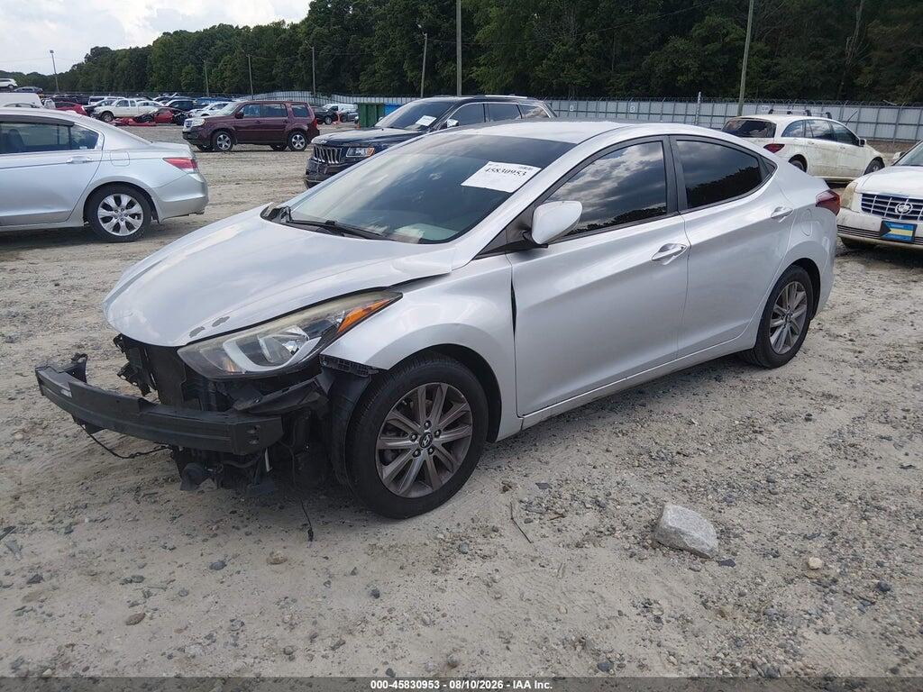 5NPDH4AEXGH720415 2016 HYUNDAI ELANTRA photo no. 2