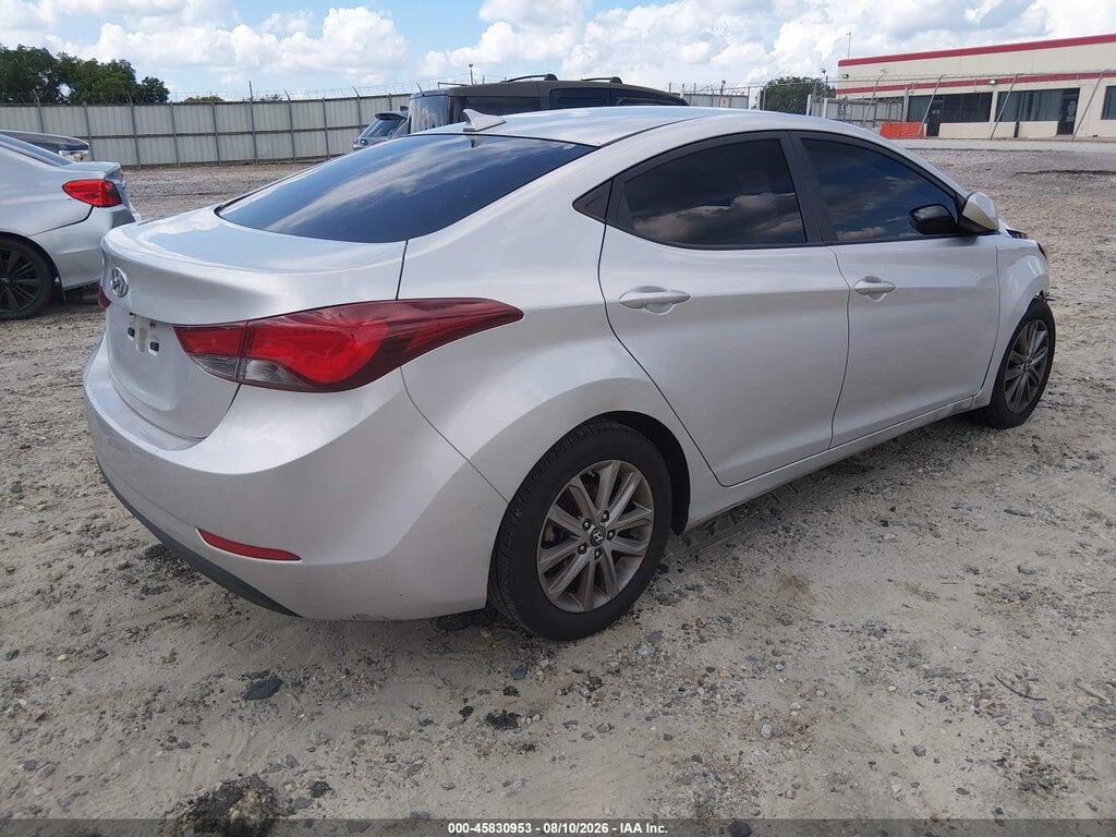 5NPDH4AEXGH720415 2016 HYUNDAI ELANTRA photo no. 4
