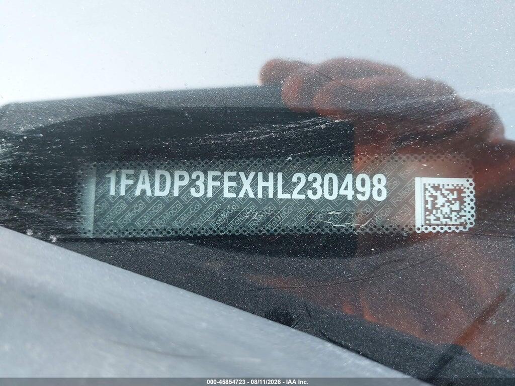 1FADP3FEXHL230498 2017 FORD FOCUS photo no. 9