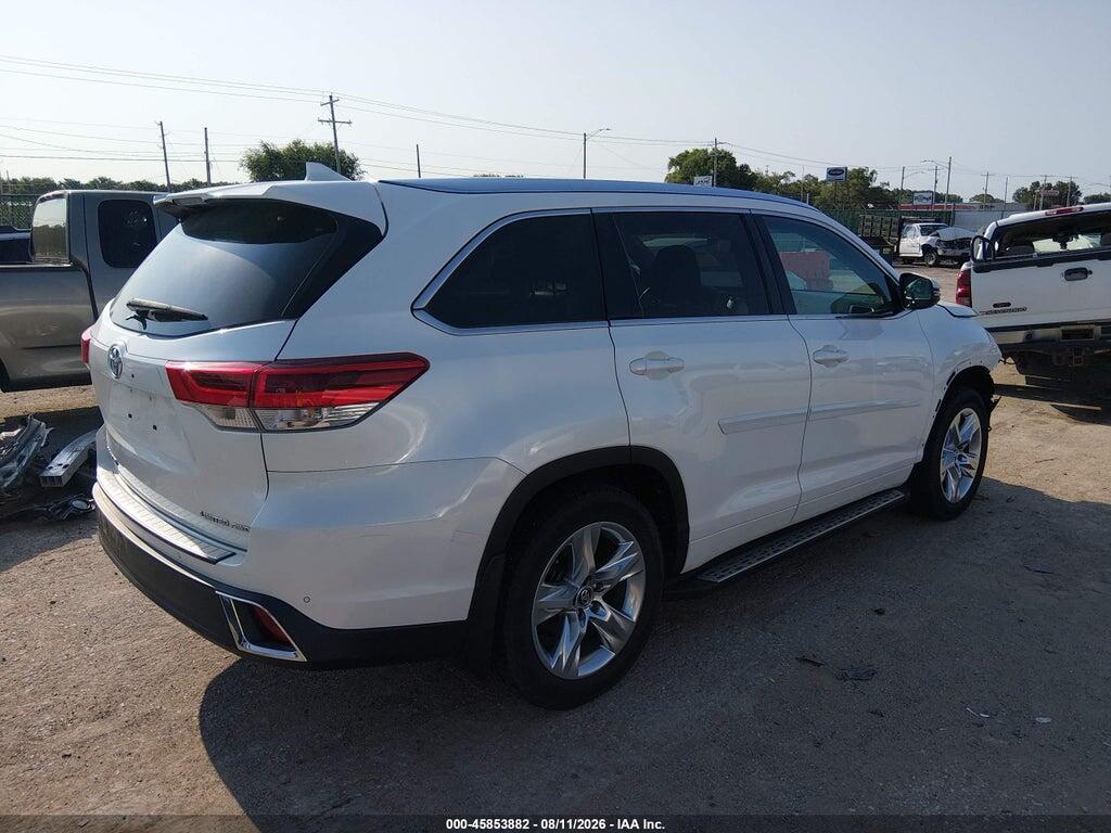 5TDDZRFH9HS436296 2017 TOYOTA HIGHLANDER photo no. 4
