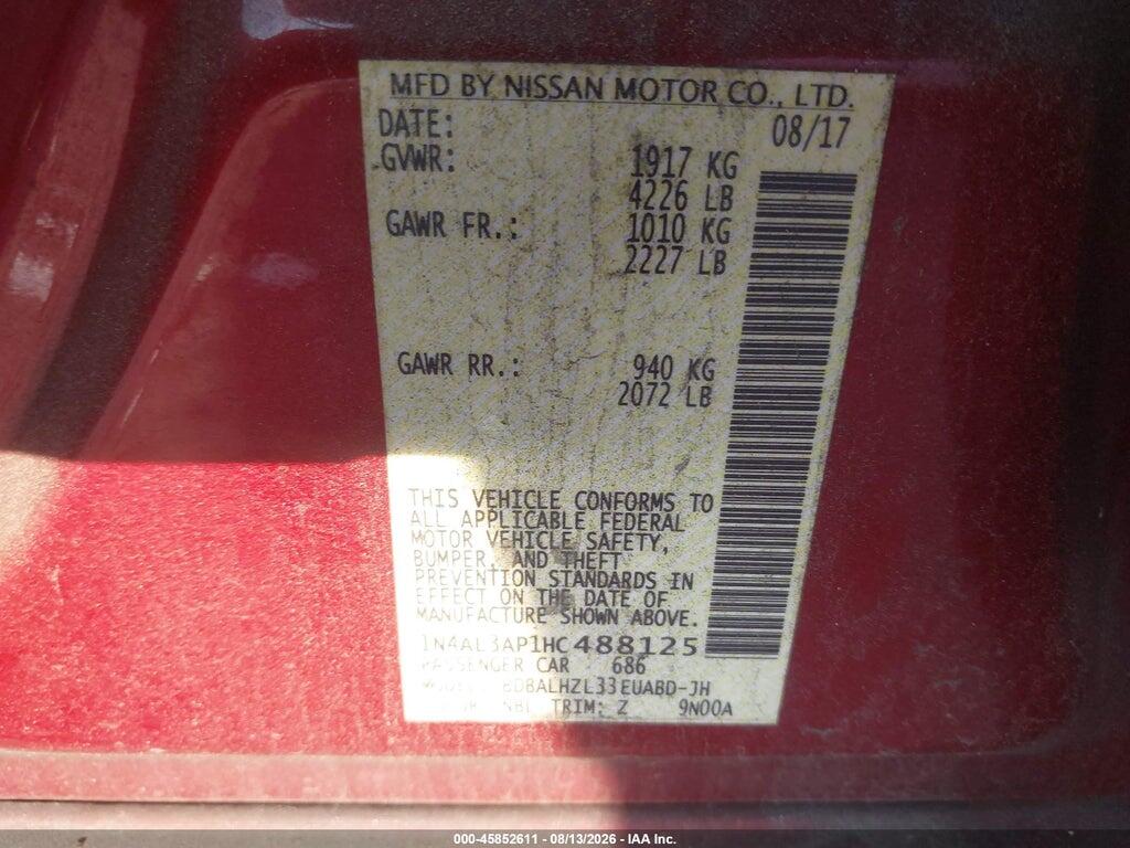 1N4AL3AP1HC488125 2017 NISSAN ALTIMA photo no. 9