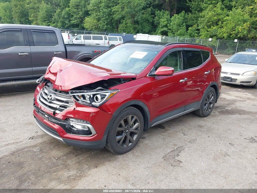 5XYZWDLA2HG490111 2017 HYUNDAI SANTA FE SPORT photo no. 2