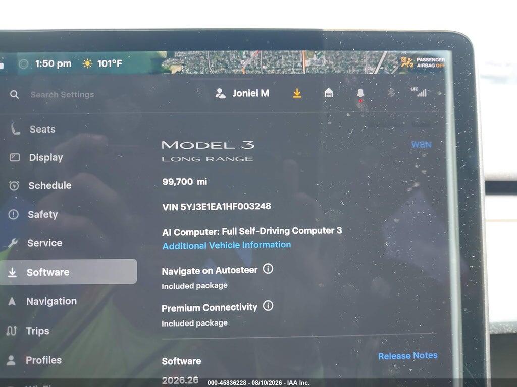 5YJ3E1EA1HF003248 2017 TESLA MODEL 3 photo no. 7