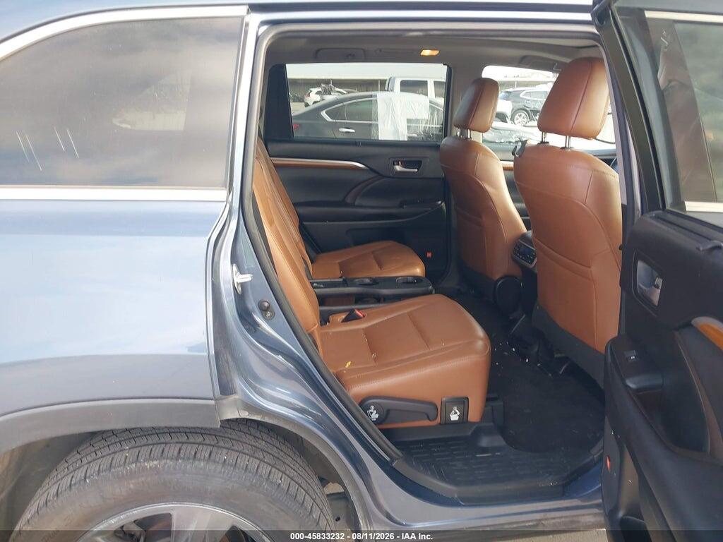 5TDYZRFH8HS188432 2017 TOYOTA HIGHLANDER photo no. 8