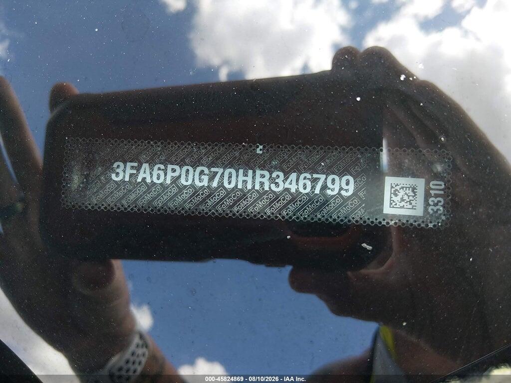 3FA6P0G70HR346799 2017 FORD FUSION photo no. 9