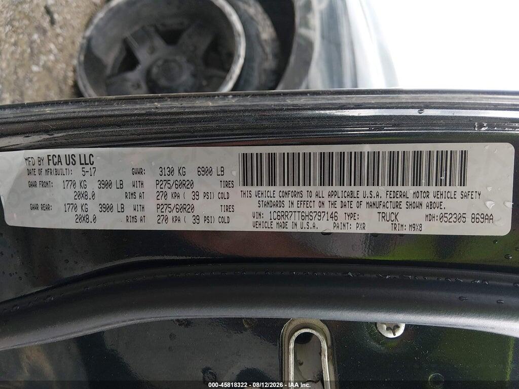1C6RR7TT6HS797146 2017 RAM 1500 photo no. 9