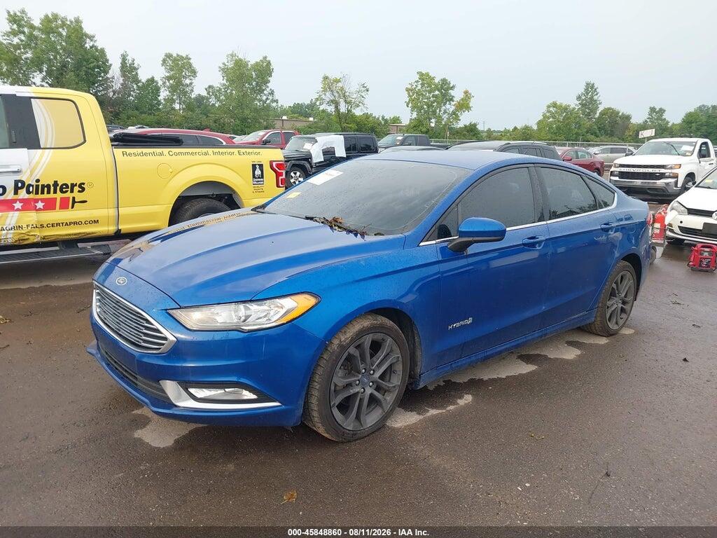 3FA6P0LU9JR234133 2018 FORD FUSION HYBRID photo no. 2