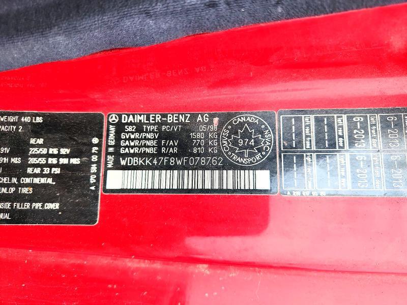 1998 MERCEDES-BENZ SLK 230 KOMPRESSOR — Фото 12 из 12