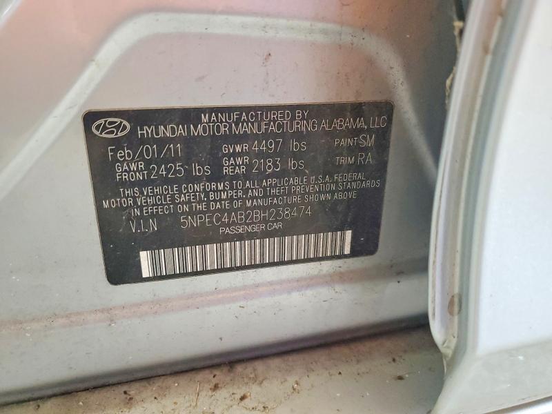2011 HYUNDAI SONATA LIMITED 2.0T — Фото 12 из 12