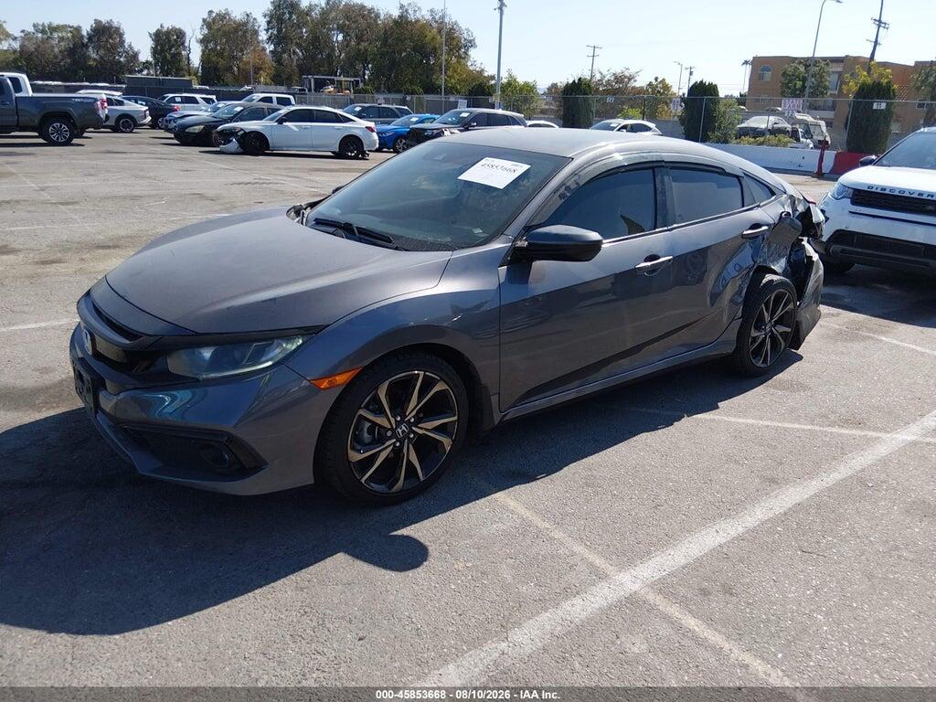 2HGFC2F80KH555525 2019 HONDA CIVIC photo no. 2