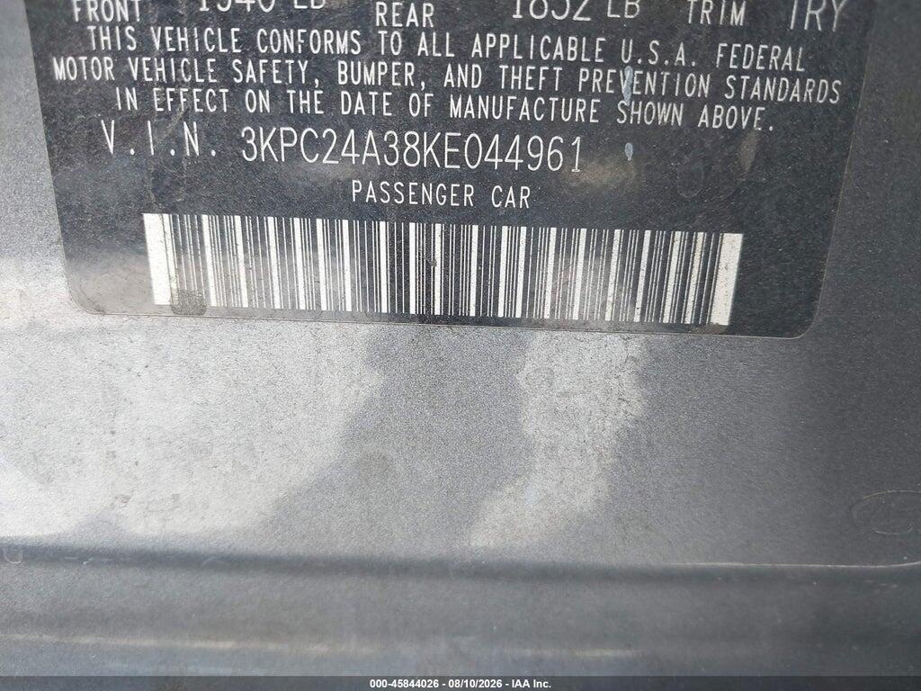 3KPC24A38KE044961 2019 HYUNDAI ACCENT photo no. 9