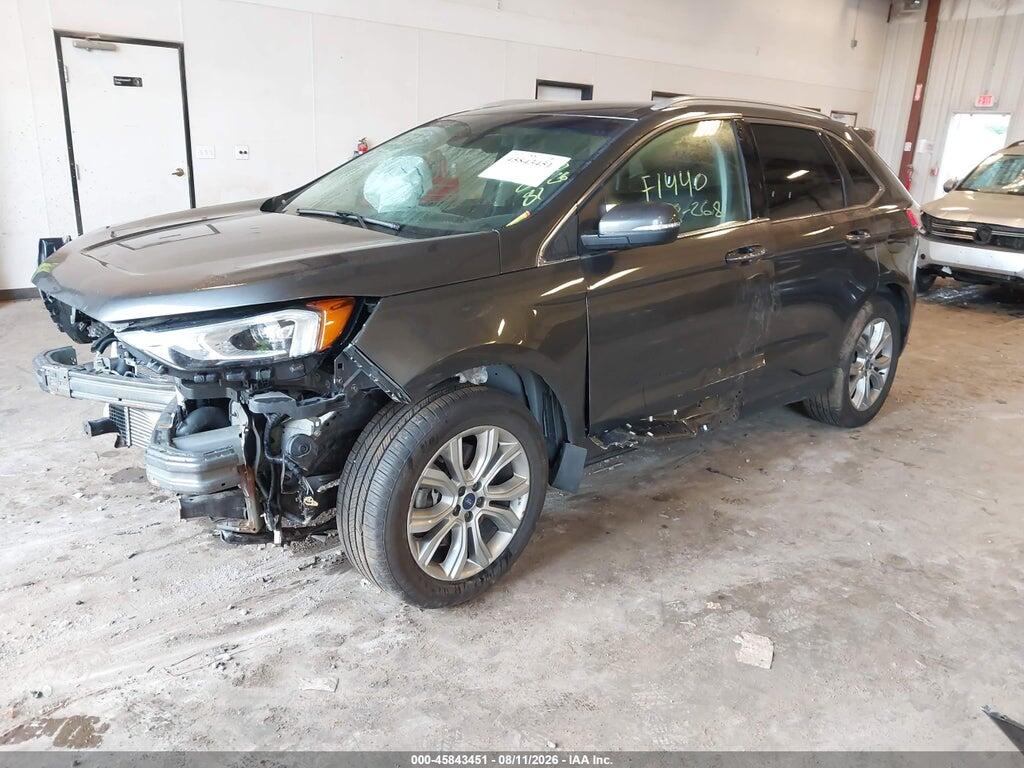 2FMPK4K92KBC22306 2019 FORD EDGE photo no. 2