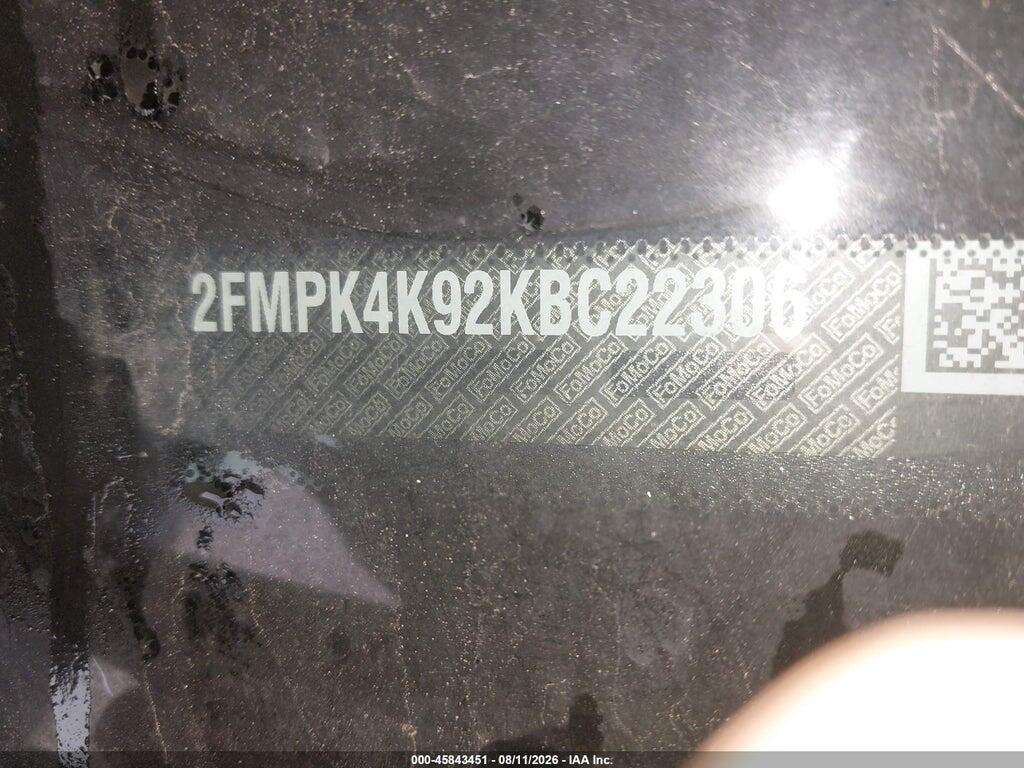 2FMPK4K92KBC22306 2019 FORD EDGE photo no. 9