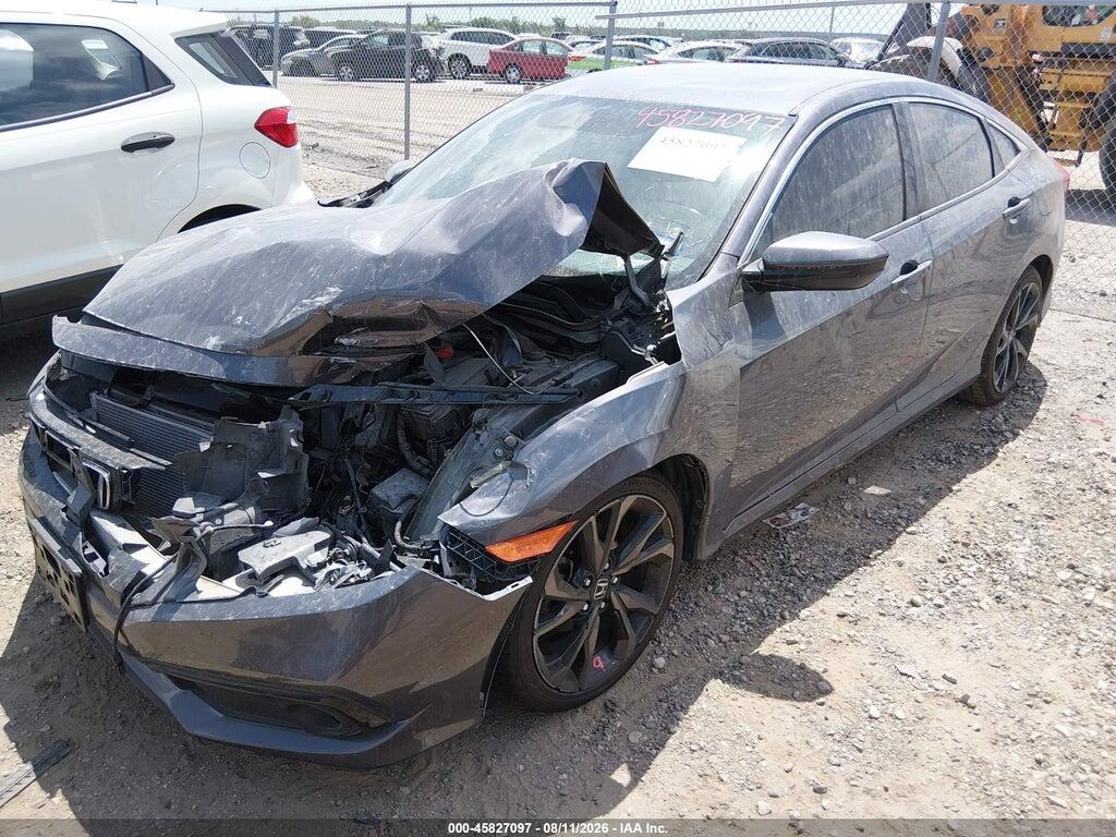 19XFC2F88KE045109 2019 HONDA CIVIC photo no. 2