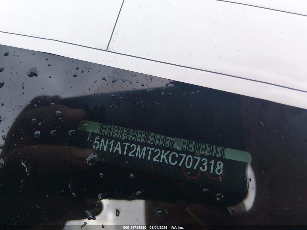 5N1AT2MT2KC707318 2019 NISSAN ROGUE photo no. 9