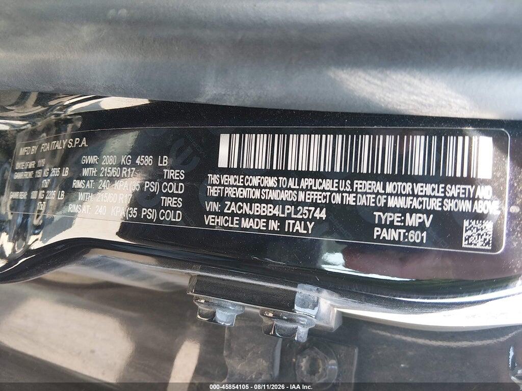 ZACNJBBB4LPL25744 2020 JEEP RENEGADE photo no. 9