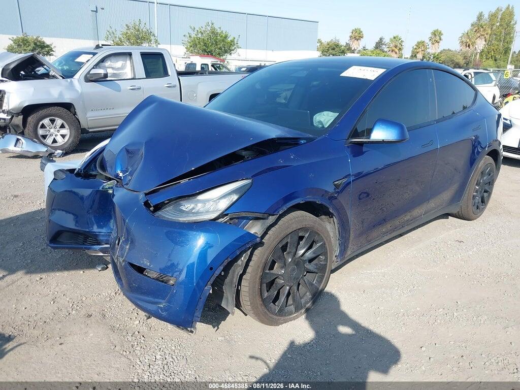 5YJYGDEE5LF022267 2020 TESLA MODEL Y photo no. 2