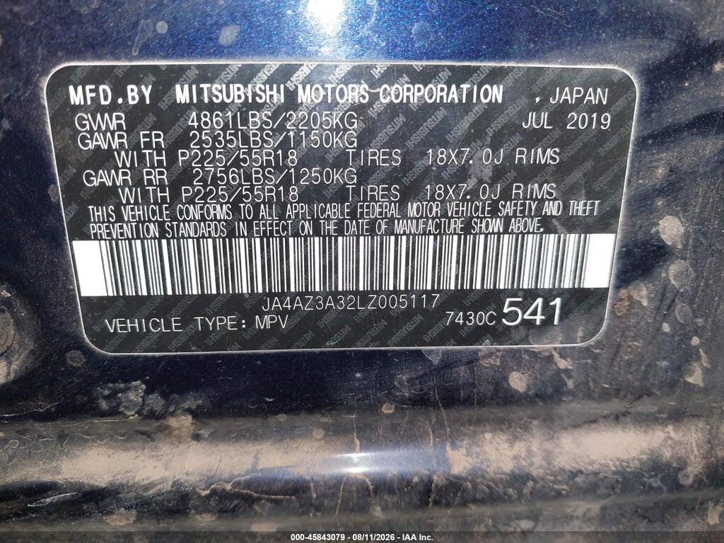 JA4AZ3A32LZ005117 2020 MITSUBISHI OUTLANDER photo no. 9