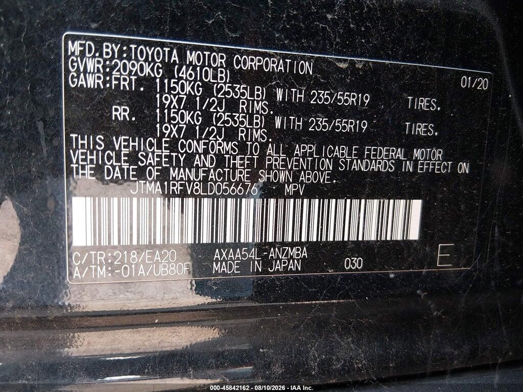 JTMA1RFV8LD056676 2020 TOYOTA RAV4 photo no. 9