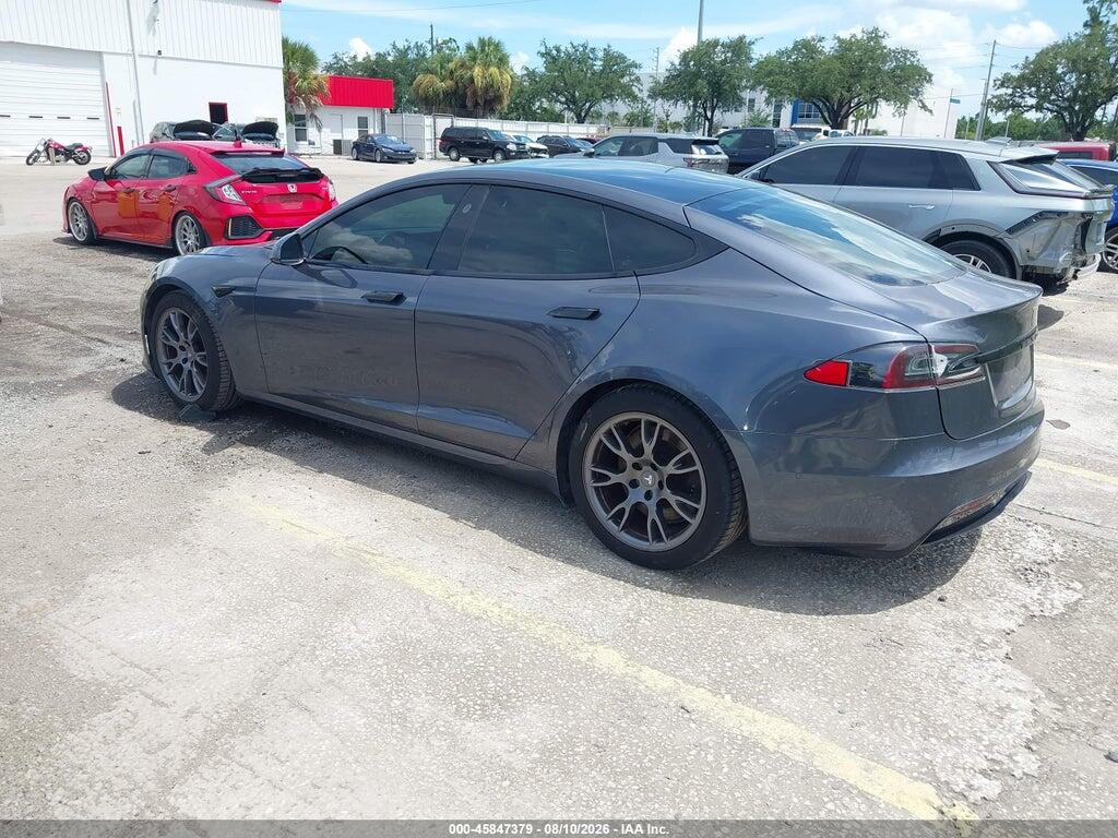 5YJSA1E58MF430186 2021 TESLA MODEL S photo no. 3