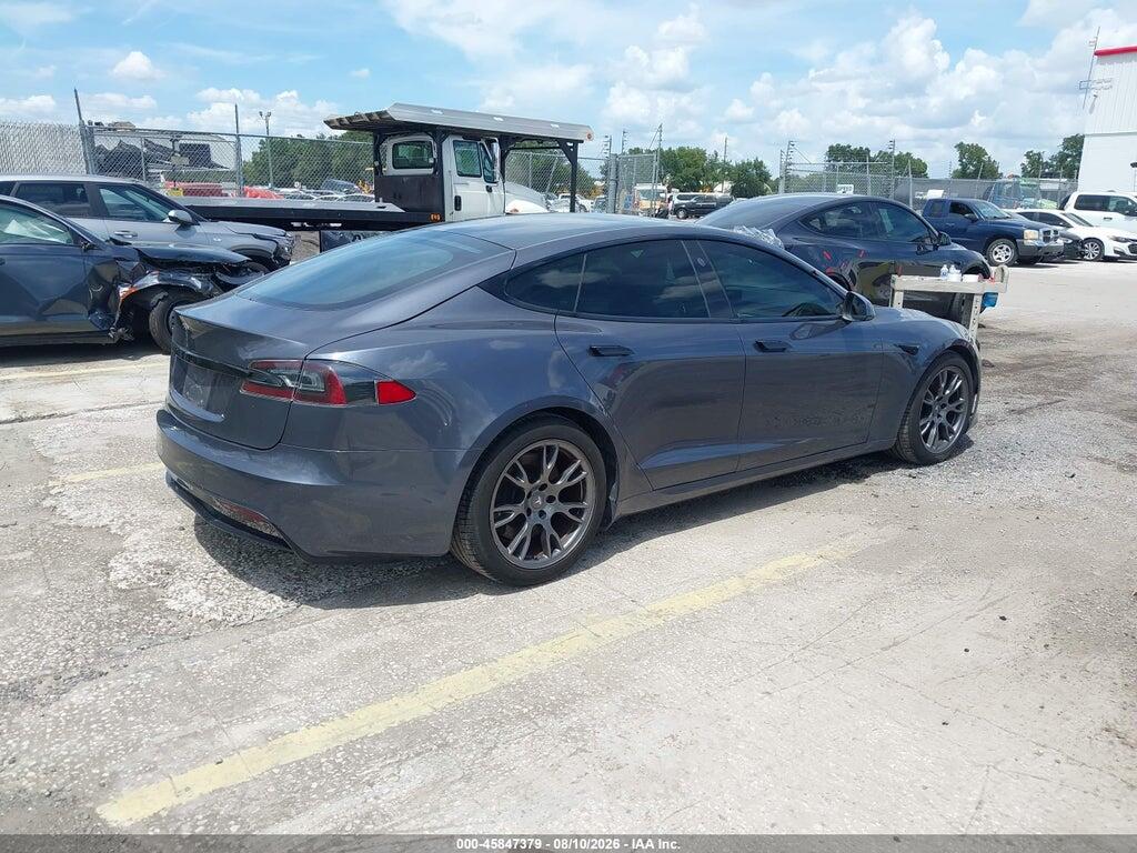 5YJSA1E58MF430186 2021 TESLA MODEL S photo no. 4