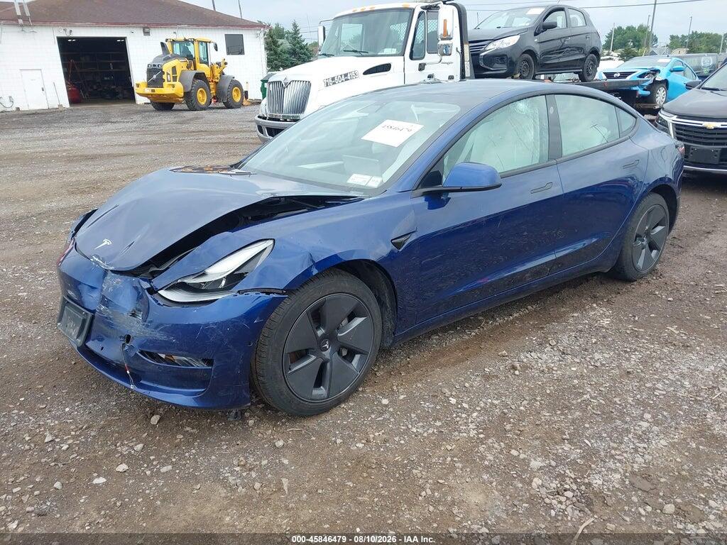5YJ3E1EB3MF981348 2021 TESLA MODEL 3 photo no. 2