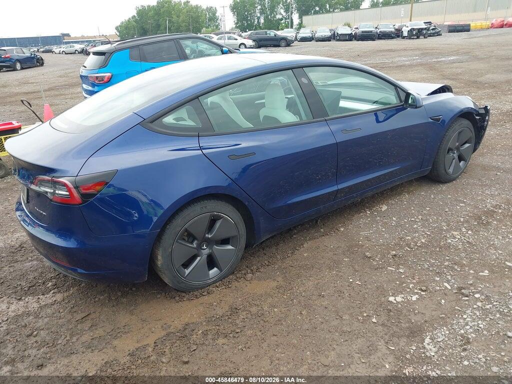 5YJ3E1EB3MF981348 2021 TESLA MODEL 3 photo no. 4