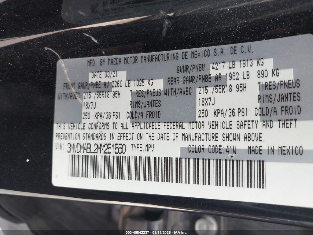 3MVDMABL2MM251560 2021 MAZDA CX-30 photo no. 9
