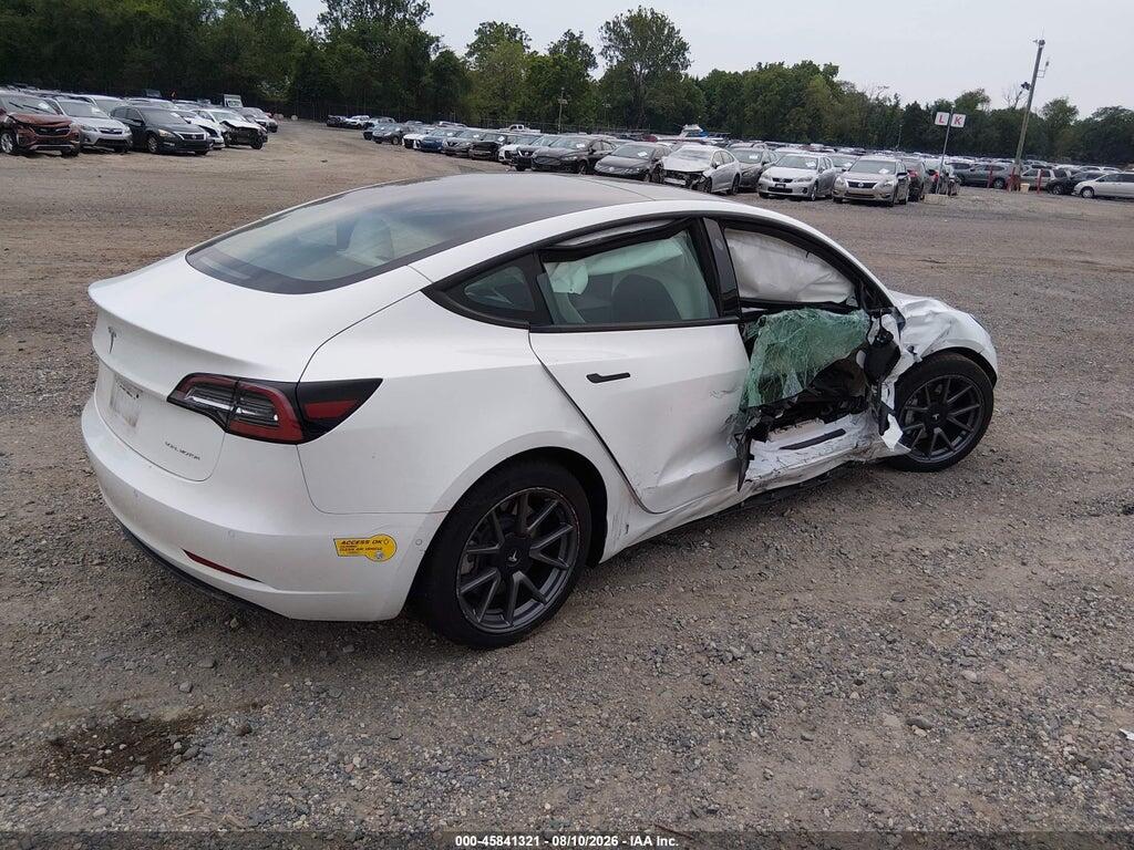 5YJ3E1EB9MF073406 2021 TESLA MODEL 3 photo no. 4