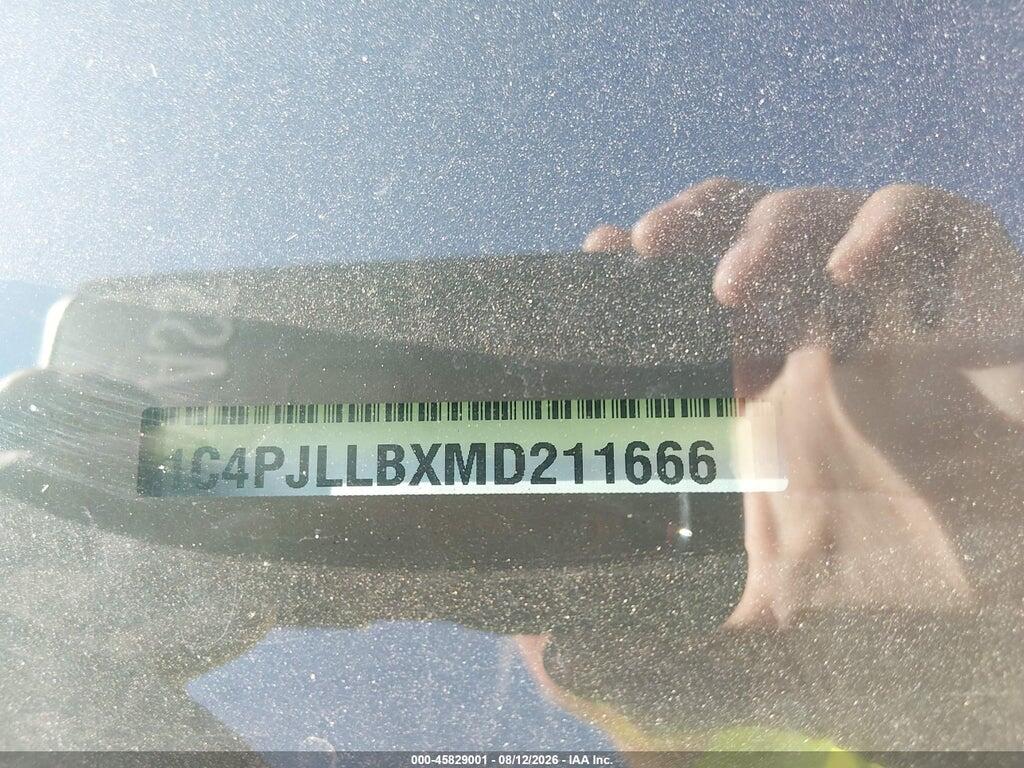 1C4PJLLBXMD211666 2021 JEEP CHEROKEE photo no. 9