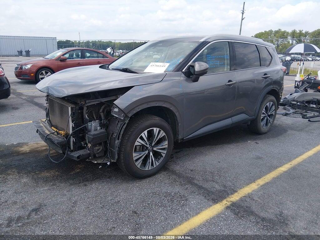 5N1AT3BA0MC778107 2021 NISSAN ROGUE photo no. 2