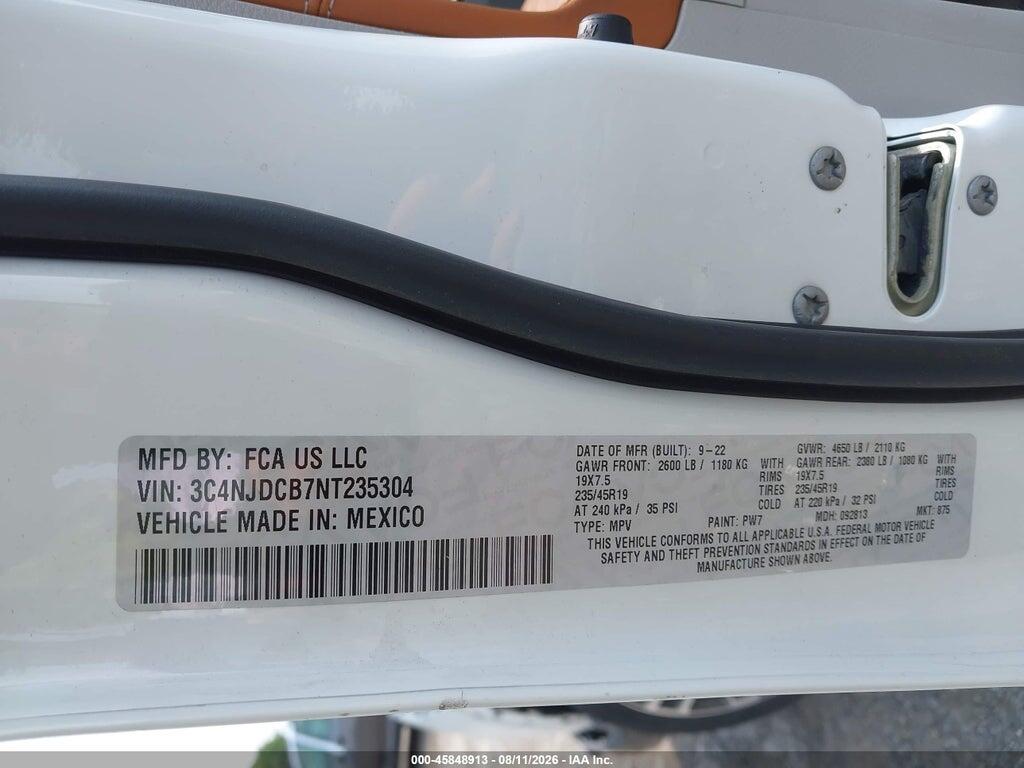 3C4NJDCB7NT235304 2022 JEEP COMPASS photo no. 9
