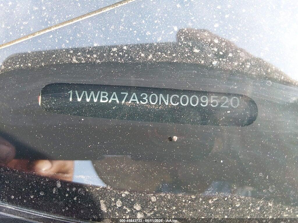1VWBA7A30NC009520 2022 VOLKSWAGEN PASSAT photo no. 9