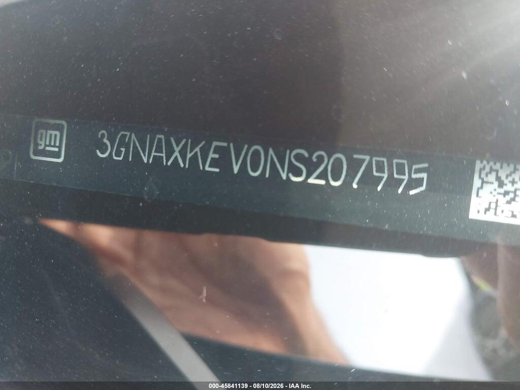 3GNAXKEV0NS207995 2022 CHEVROLET EQUINOX photo no. 9