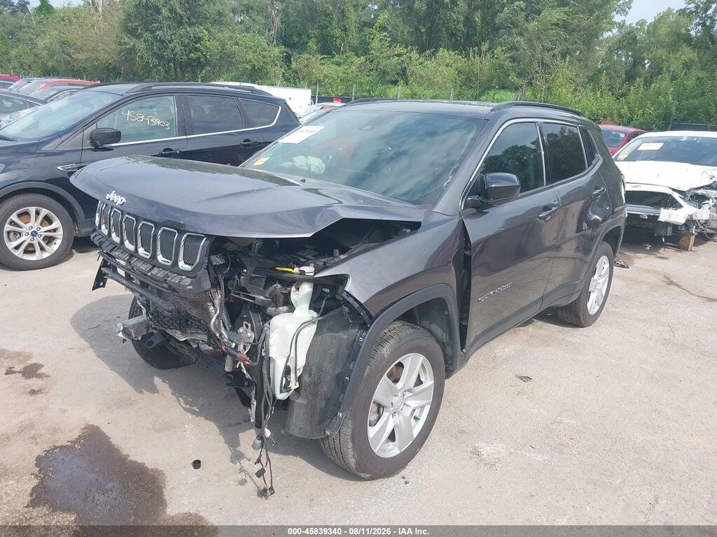 3C4NJDBBXNT203156 2022 JEEP COMPASS photo no. 2