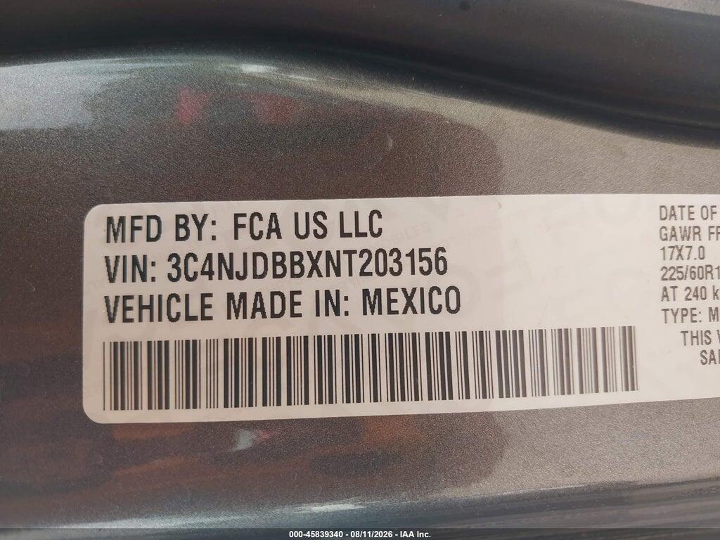 3C4NJDBBXNT203156 2022 JEEP COMPASS photo no. 9