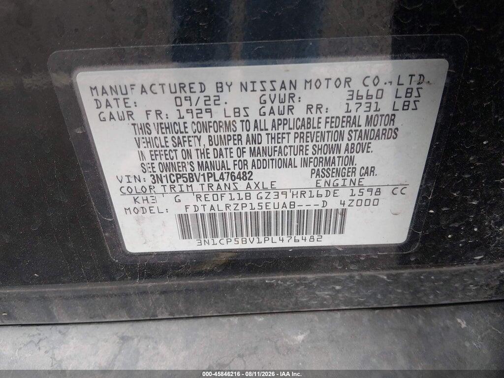 3N1CP5BV1PL476482 2023 NISSAN KICKS photo no. 9